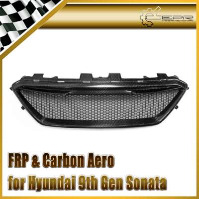 For Hyundai 9th Gen Sonata LF MS Style Carbon Fiber Front Grill Trim