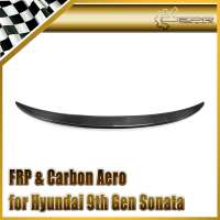 For Hyundai 9th Gen Sonata LF Carbon Fiber Trunk spoiler Trim