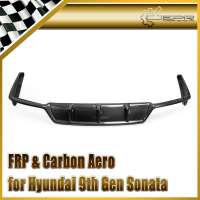 For Hyundai 9th Gen Sonata LF ZT Style Carbon Fiber Rear Diffuser Trim (KDM version)